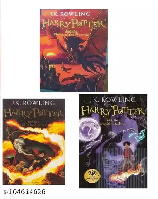 HARRY POTTER BOOKS SET 5 6 7 (PAPERBACK best 3 books deal on action and adventure book)