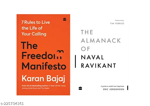 THE  FREEDOM MANIFESTO BY KARAN  +THE ALMANACK OF NAVAL RAVIKANT BYERIC JORGENSON