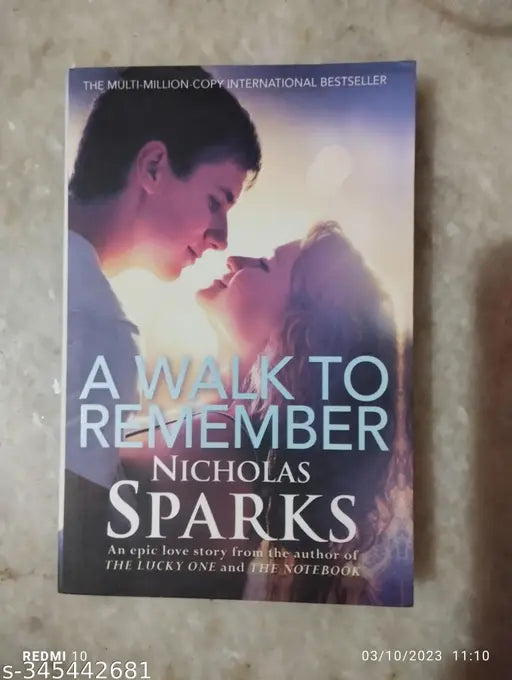 A Walk To Remember ( English  Paperback   Nicolas Sparks)