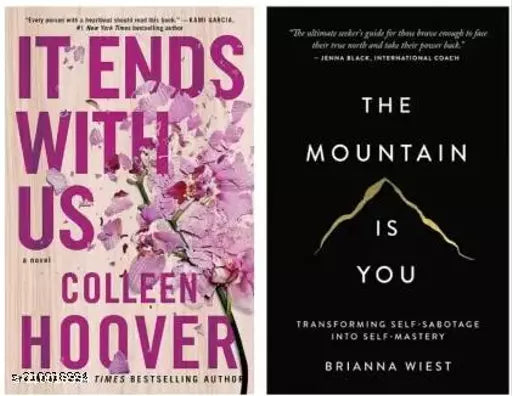 The Mountain Is You + It Ends With Us (Set Of 2 Books)  (Paperback  Brailina Weist  Colleen hoover)