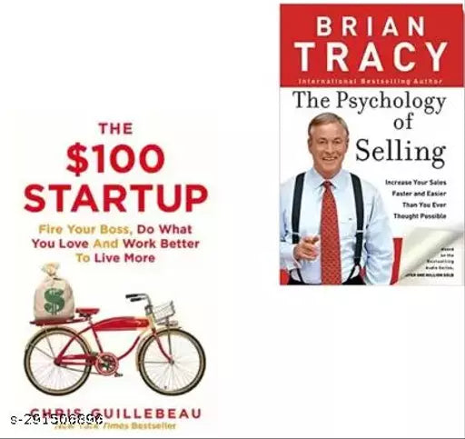 The $100 STARTUP English Vintage Book + The Psychology Of Selling (Set Of 2 Startup Books)  (Paperback  Brian Tracy  Chris Guillebeau)