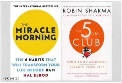 The Miracle Morning AND The 5AM Club ( Paperback  English)  (Paperback  ROBIN SHARMA)