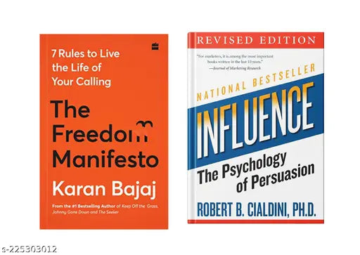 THE  FREEDOM MANIFESTO BY KARAN  + INFLUENCE THE PSYCHOLOGY OF PERSUASION BY ROBERT B. CIALDINI