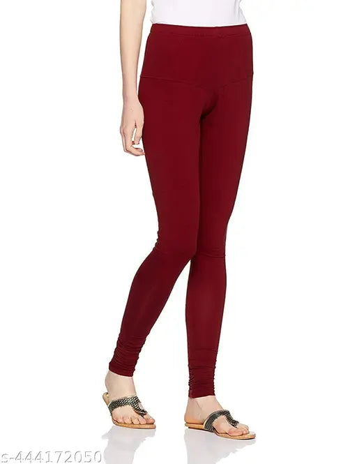 HF plain maroon legging