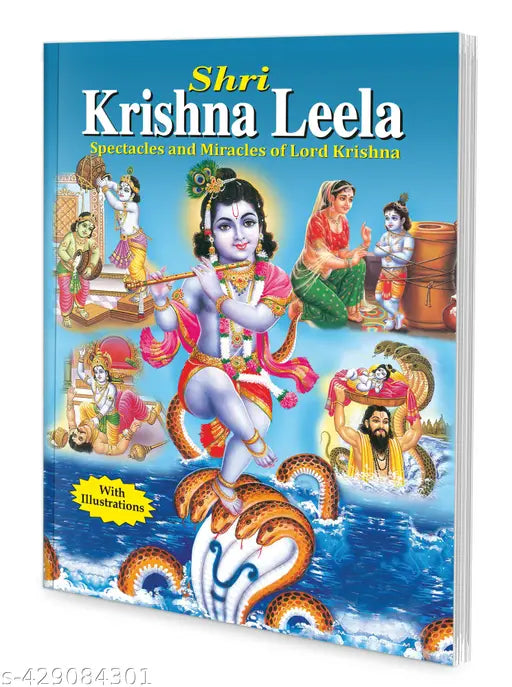 Shri Krishna Leela Book for kids : Storytelling books for kids  Mythological book for kids  Educational learning stories.