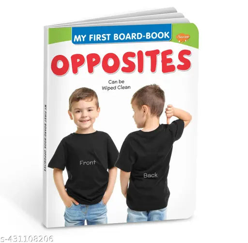Opposites board book : Learning board book  Educational book for kids  Children learning book (Hardcover).