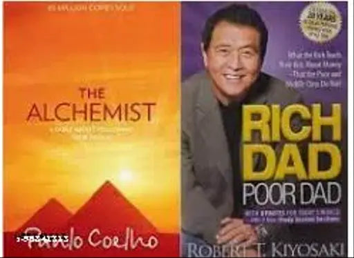 Rich dad poor dad + alchemist best 2 books paperback combo