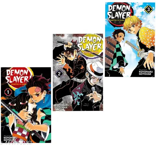 Demon Slayer Manga Volume 1 To 3
