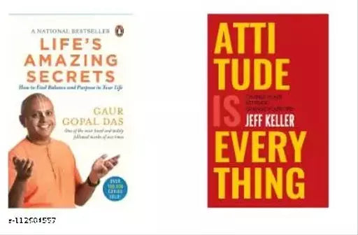 Life's Amazing Secrets: How To Find Balance And Purpose In Your Life + Attitude Is Everything: Change Your Attitude ... Change Your Life (English  Paerback  Gaur Gopal Das  Jeff Keller) other book