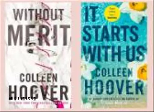 it starts with us + without merit (PAPERBACK  COLLEEN HOOVER)