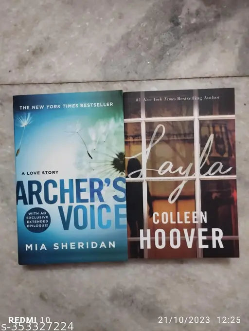 Best Combo Of 2 Book : Archer Voice + Layla (English  Paperback  Mia Sheridan  Colleen Hoover)