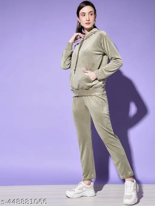 TM Velvet Olive Tracksuit