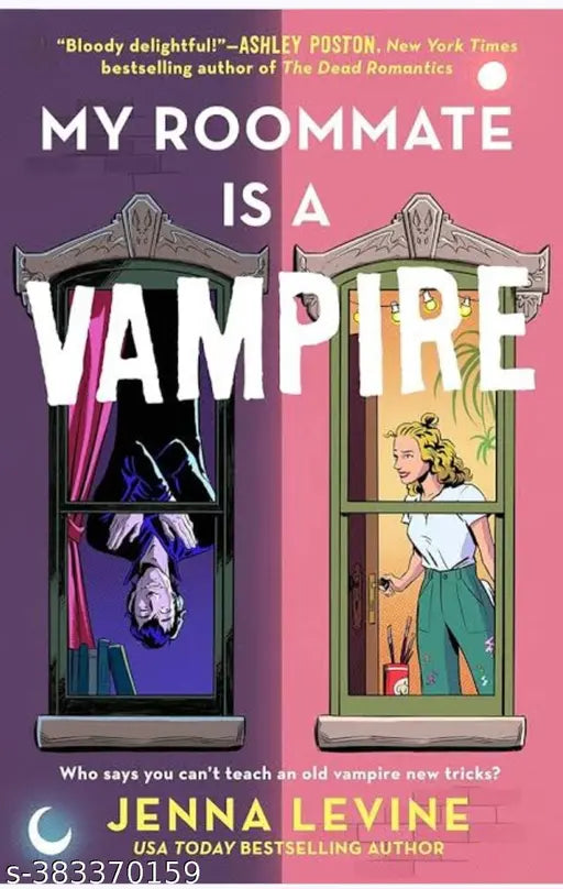 My Roommate Is A Vampire  (English Paperback  Jenna Levine )