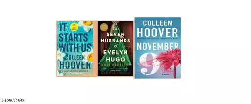 It Starts With Us + November 9+ Seven Husband - Combo (Set Of 3 ) By Reid Taylor Jenkins & Collen Hoover  (Paperback  Reid Taylor Jenkins & Collen Hoover)