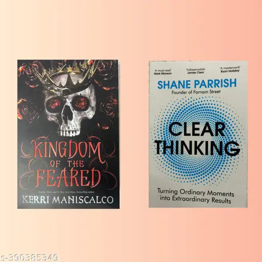 BOOK HUB KINGDOM OF THE FEARED AND CLEAR THINKING COMBO PACK OF 2