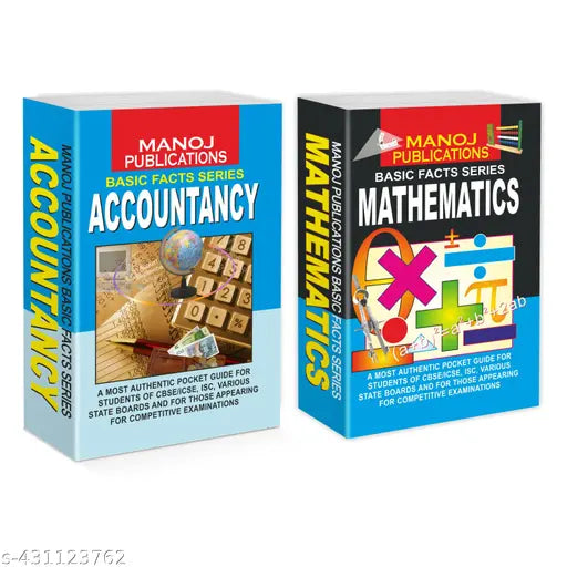 Maths and Accounts Books : Maths Learning Books for Kids  Educational Book for Kids  Basic learning books - Pack of 2 Basic Facts Books.