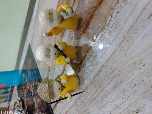 Devbhoomi Handloom Polyresin Idol  Mcd Sfai Karmi  Bheem Statue Home  Decor .