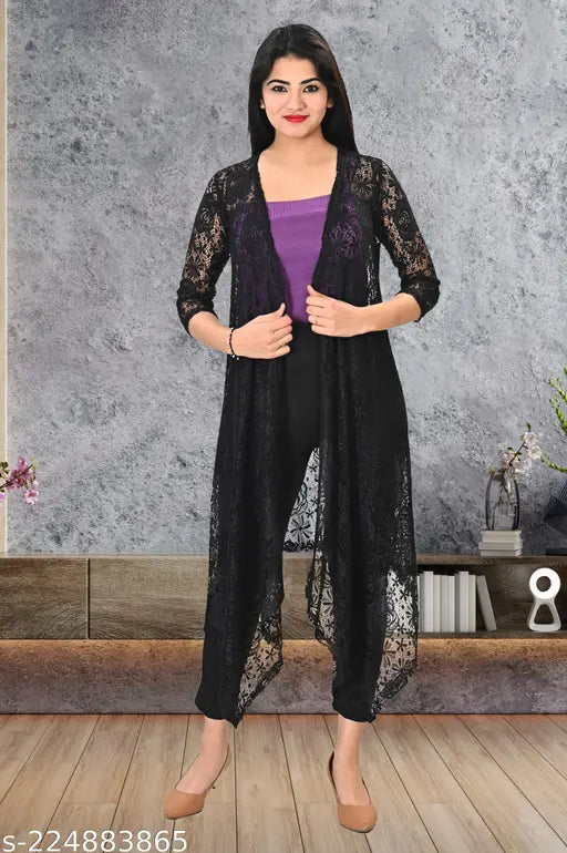 Woman Net Shrug