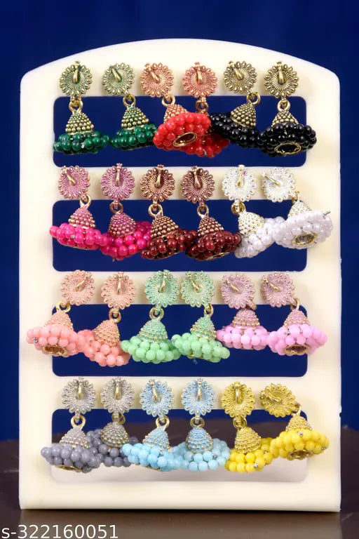 New beautiful Earrings 12 pis