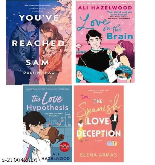 The Love Hypothesis + The Spanish Love Deception+ Love On The Brain+  You Have Reached Sam (SET OF 4 BOOKS) (ENGLISH  PAPERBACK)