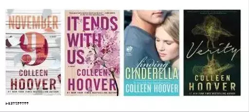 Colleen Hoover Combo + Best Fiction Romentic Novel Combo + November 9 + Cinderella + It Ends With Me + Verity  (Paperback  Colleen Hoover)