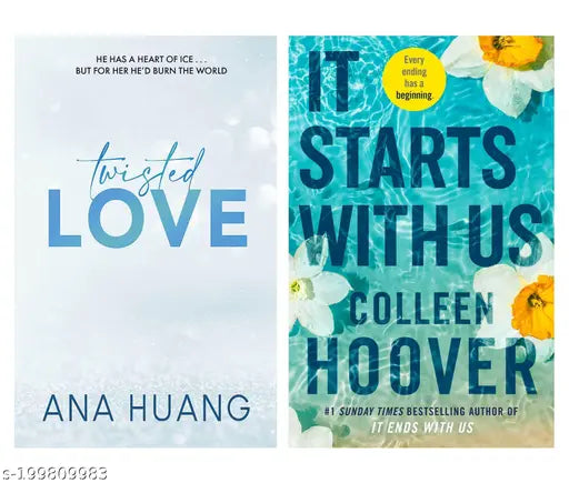 IT STARTS WITH US By COLLEEN HOOVER + TWISTED LOVE BY ANA HUANG