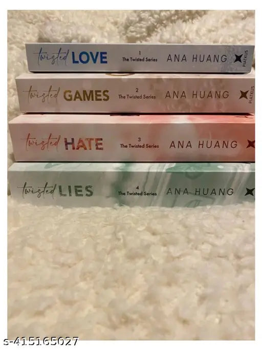Twisted Series a Ana Huang Series. TWISTED LOVE + TWISTED HATE + TWISTED LIES + TWISTED GAME.  PAPERBACK .  BOXX TYPE SET.