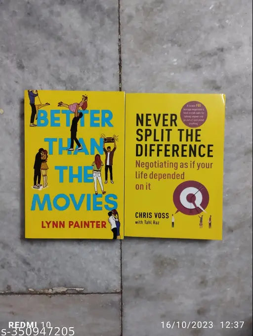 Best Combo Of 2 Book :- Better Than The Movies + Never Split The Defference  (English  Paperback  Lynn Painter   Charis Voss)