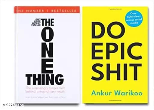 The one thing hardcover and Do epic shit paperback best 2 books combo