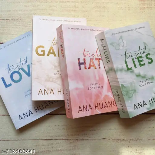 TWISTED SERIES BY ANA HUANG [ALL 4 BOOKS COMBO] LOVE + GAMES + HATE + LIES