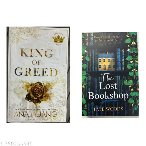 book hub king of greed and the lost bookshop combo pack of 2
