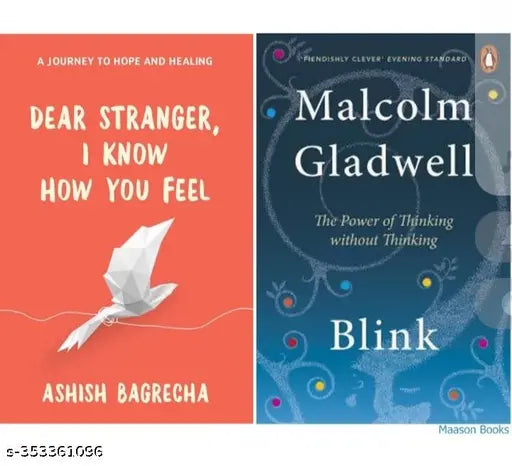 Best Combo Of 2 Book :- Dear Stranger  I Know How You Feel + Blink (English Paperback  Ashish Bagrecha   Malcolm Gladwell)