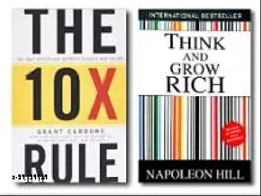 The 10X Rule (Hardcover) + Think and Grow Rich (2 Books Combo Business Strategy Books