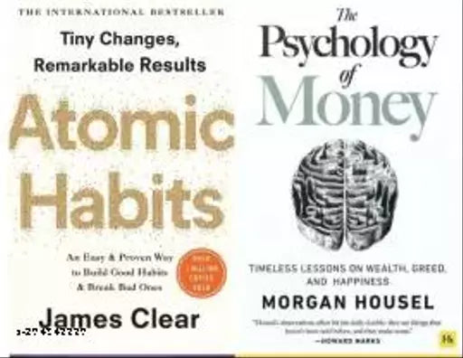 Atomic Habits+ The Psychology Of Money (2 BOOKS COMBO) (ENGLISH  PAPERBACK)