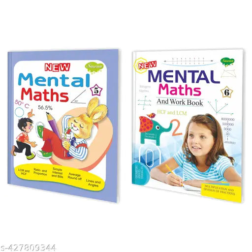 New Mental Maths - 5 and 6 book for kids : Math learning book  Learning book for Kids  Maths book for Young Readers  Maths Practice Book for Kids.