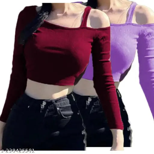 Combo (pack of 2) Strap Trendy Fashionable Women Tops & Tunics