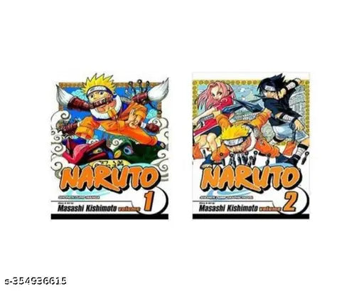 Naruto Manga Volume-1 & 2 (English  Paperback   Masashi Kishimoto)