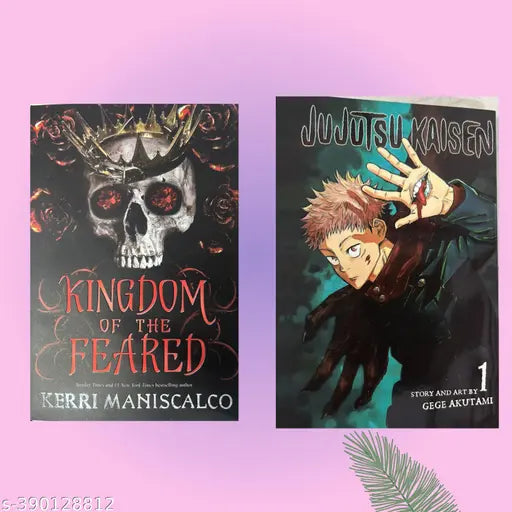 BOOK HUB KINGDOM OF THE FEARED AND JUJUTSU KAISEN COMBO PACK OF 2