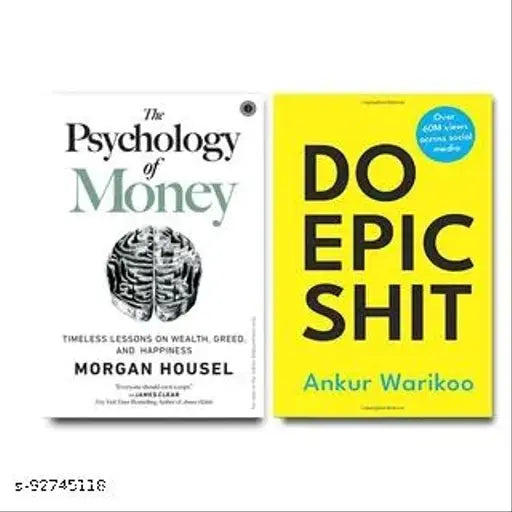 BEST 2 BOOKS COMBO DO EPIC SHIT AND PSHYCHOLOGY OF MONEY PAPERBACK