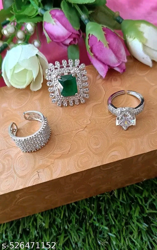 Shimmering Bejeweled Rings | Buy 1 Get 2 Free