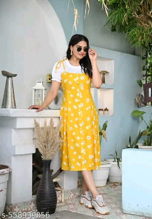 Woman's partywear casual dress