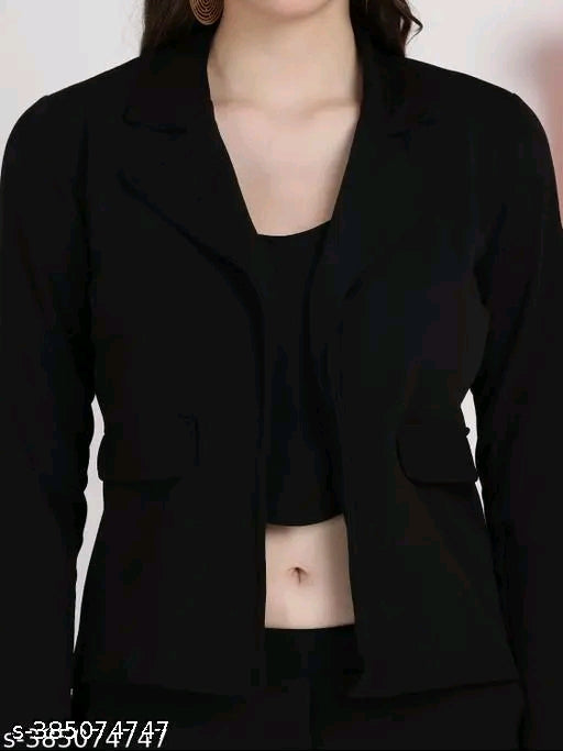 Woman formal attire top bottom set