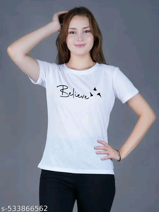 Combo of 3 Cotton Woman's short sleeves tshirts