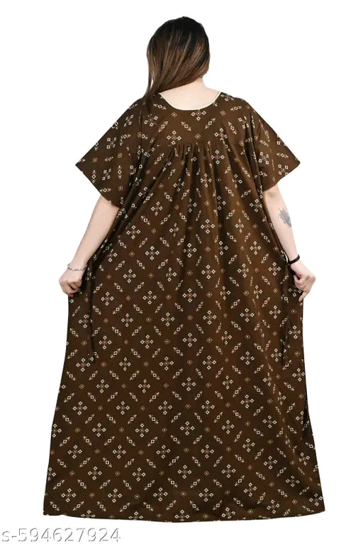 Woman's Plus Size Cotton Nighty Gowns 5XL to 10XL | Night Dress | Big Size | Night Suit | Jumbo Size