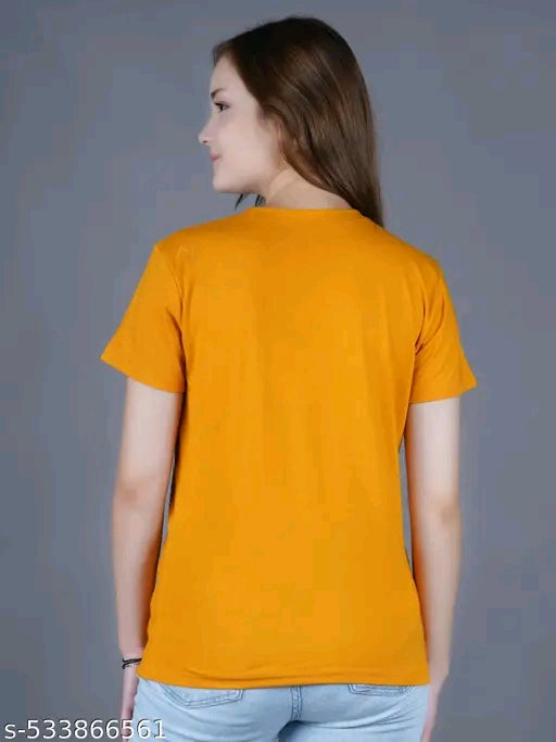 #0001 Combo of 3 Cotton Woman's short sleeves tshirts