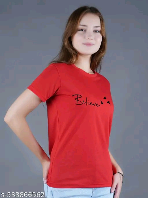 Combo of 3 Cotton Woman's short sleeves tshirts