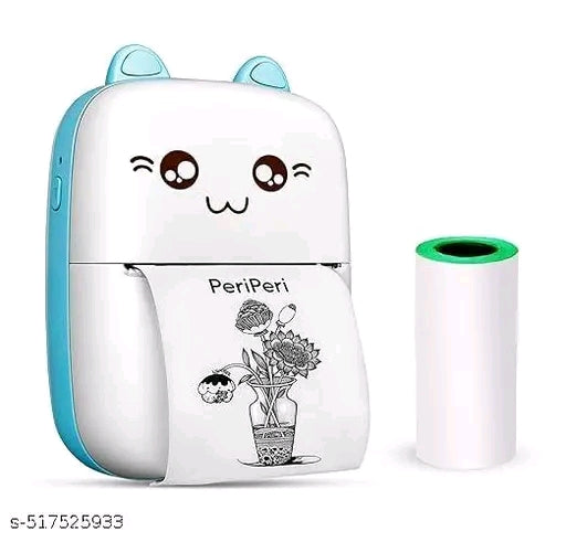 Mini Portable Thermal Ink Free Bluetooth wireless Printer