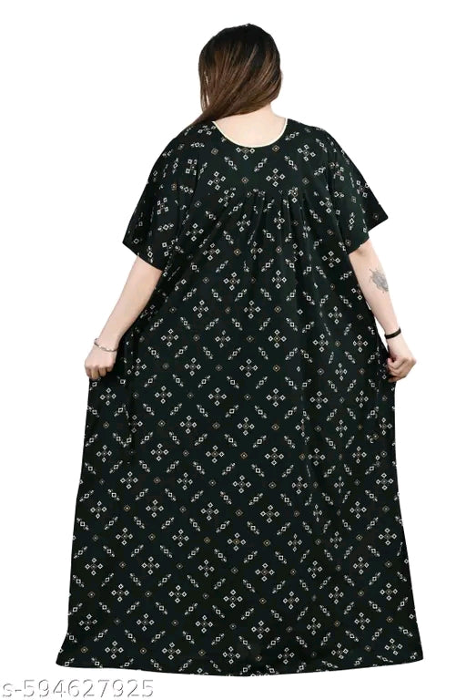 #00001 Woman's Plus Size Cotton Nighty Gowns 5XL to 10XL | Night Dress | Big Size | Night Suit | Jumbo Size