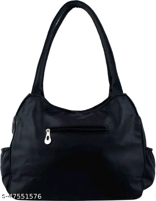 Woman's synthetic leather (PU) handbag with 2 Compartments