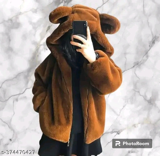 Womans Stylist Woollen Hoodies